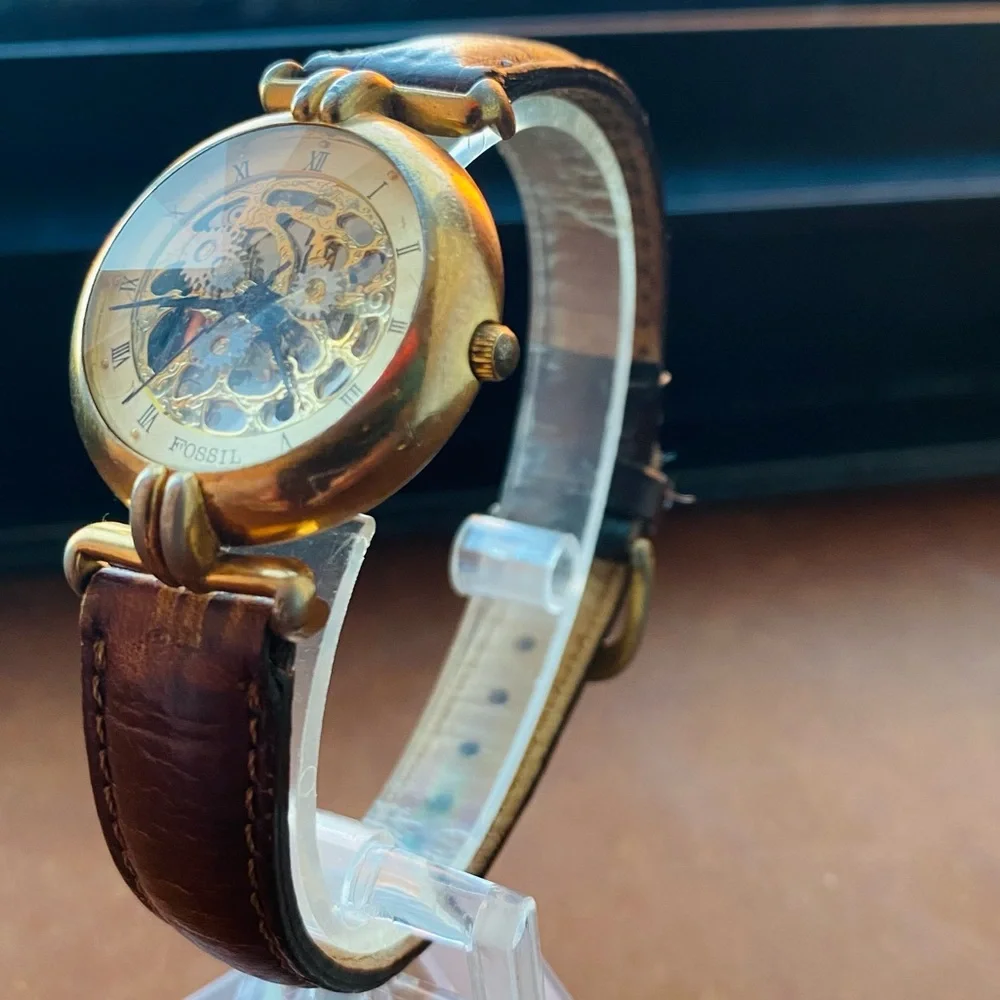 1993 FOSSIL SKELETON WATCH PC-7324